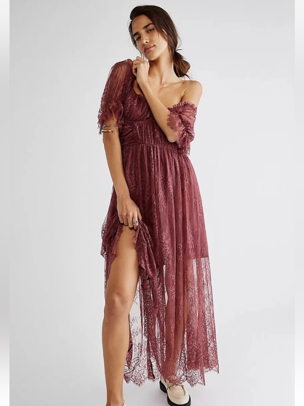 NWT Free People Dear Jane Midi Dress - Picture 2 of 16